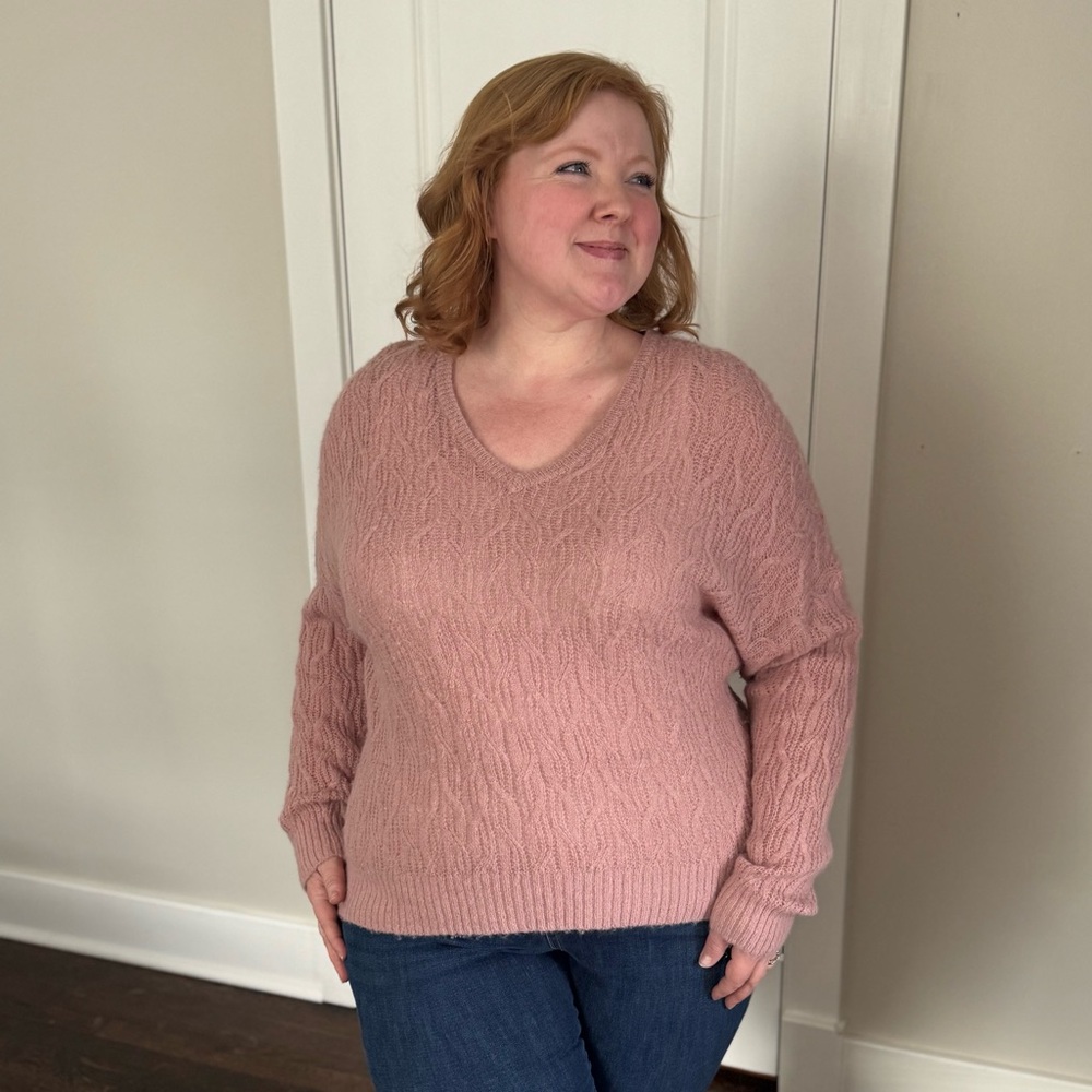 Mauve Pink Madewell Sweater